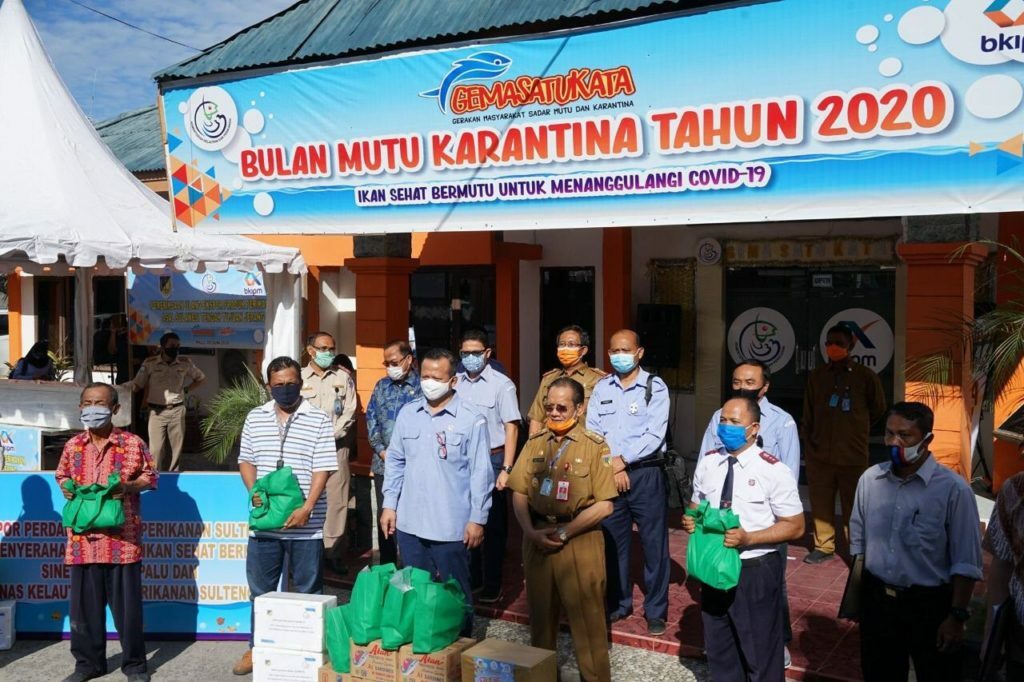 Bea Cukai Pantoloan Kawal Launching Ekspor Perdana Hasil Perikanan Sulawesi Tengah